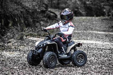 Can-Am  Renegade EL ATV 21,6V (Lithium, RC, 4xMotor, Lädersäte, Gummihjul)-2
