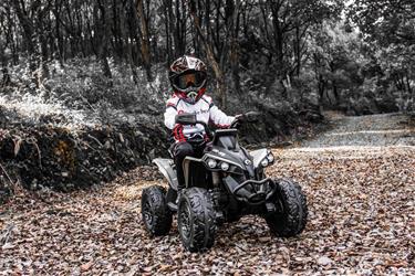 Can-Am  Renegade EL ATV 21,6V (Lithium, RC, 4xMotor, Lädersäte, Gummihjul)-3