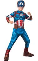 Captain America Classic Avengers Utklädning (3-9 år)