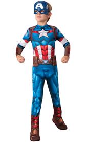 Captain America Classic Avengers Utklädning (3-9 år)-3