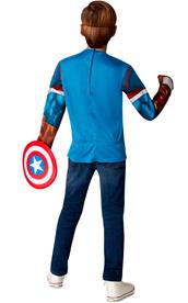 Captain America Deluxe Top utklädningskläder, 8-10 år-3