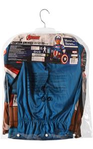 Captain America Deluxe Top utklädningskläder, 8-10 år-4