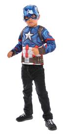 Captain America Deluxe Top utklädningsset, 4-7 år