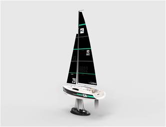  Caribbean V3 yacht 2.4G RTR Radiostyrd segelbåt-2