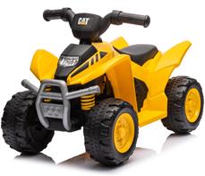CAT Caterpillar EL-ATV för barn med 7,2 V litium + lädersäte
