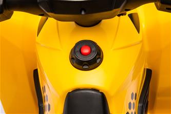 CAT Caterpillar EL-ATV för barn med 7,2 V litium + lädersäte-11