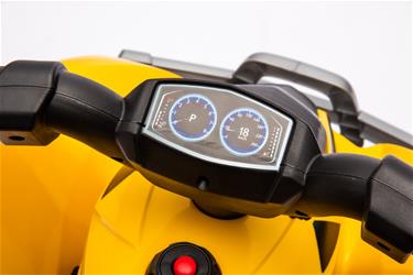 CAT Caterpillar EL-ATV för barn med 7,2 V litium + lädersäte-12