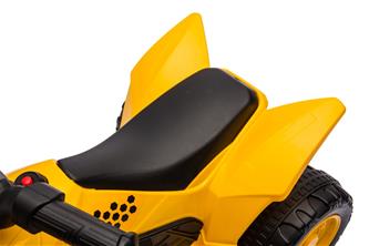 CAT Caterpillar EL-ATV för barn med 7,2 V litium + lädersäte-13