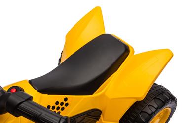 CAT Caterpillar EL-ATV för barn med 7,2 V litium + lädersäte-13