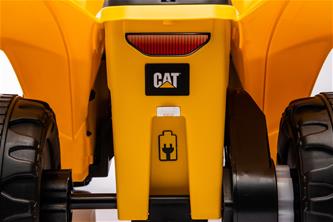 CAT Caterpillar EL-ATV för barn med 7,2 V litium + lädersäte-15
