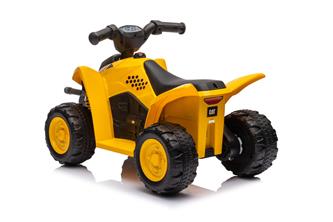 CAT Caterpillar EL-ATV för barn med 7,2 V litium + lädersäte-16