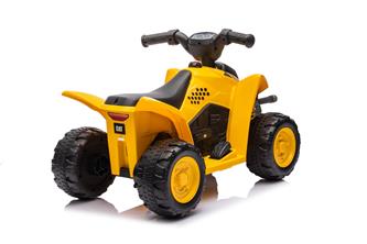 CAT Caterpillar EL-ATV för barn med 7,2 V litium + lädersäte-18