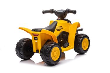 CAT Caterpillar EL-ATV för barn med 7,2 V litium + lädersäte-18
