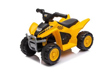 CAT Caterpillar EL-ATV för barn med 7,2 V litium + lädersäte-20