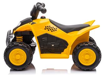 CAT Caterpillar EL-ATV för barn med 7,2 V litium + lädersäte-3