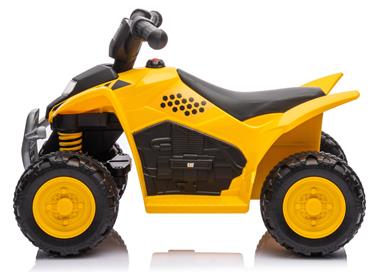 CAT Caterpillar EL-ATV för barn med 7,2 V litium + lädersäte-3
