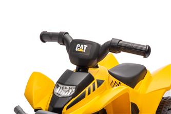 CAT Caterpillar EL-ATV för barn med 7,2 V litium + lädersäte-5