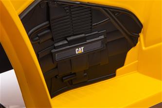CAT Caterpillar EL-ATV för barn med 7,2 V litium + lädersäte-6
