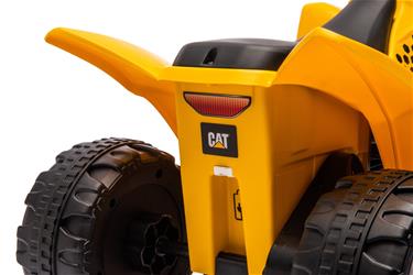 CAT Caterpillar EL-ATV för barn med 7,2 V litium + lädersäte-8