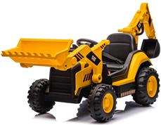 CAT Caterpillar Elektrisk traktor med frontskopa + grävmaskin