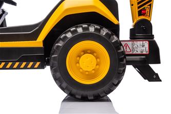 CAT Caterpillar Elektrisk traktor med frontskopa + grävmaskin-13