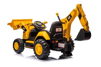 CAT Caterpillar Elektrisk traktor med frontskopa + grävmaskin-15