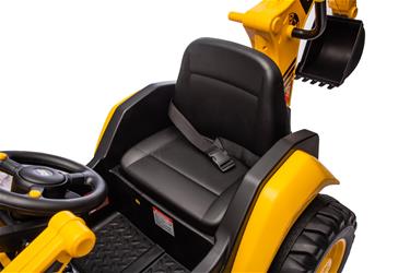 CAT Caterpillar Elektrisk traktor med frontskopa + grävmaskin-17