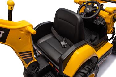 CAT Caterpillar Elektrisk traktor med frontskopa + grävmaskin-19