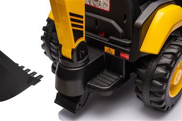 CAT Caterpillar Elektrisk traktor med frontskopa + grävmaskin-3