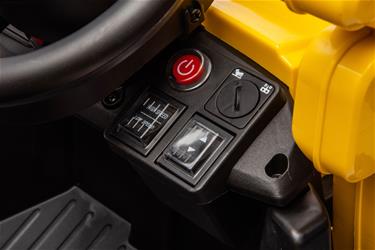 CAT Caterpillar Elektrisk traktor med frontskopa + grävmaskin-8
