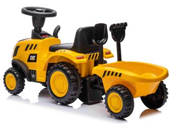 CAT Caterpillar Gå-Traktor med Trailer och verktyg-3