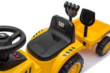 CAT Caterpillar Gå-Traktor med Trailer och verktyg-6