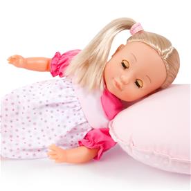 Charlene Dock 33 cm med hårspännen, borste m.m.-4