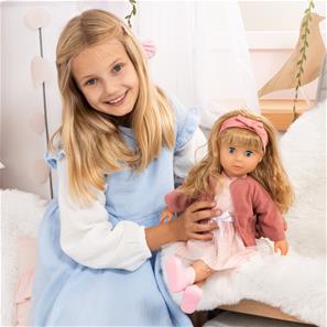 Charlene Funktionsdocka med kyssar och skratt - Rosa Prinsessa 46 cm-6