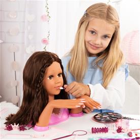 Charlene Magic Nails Sminkdocka - Brunett-12