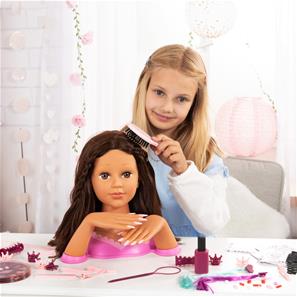 Charlene Magic Nails Sminkdocka - Brunett-15