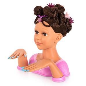 Charlene Magic Nails Sminkdocka - Brunett-19