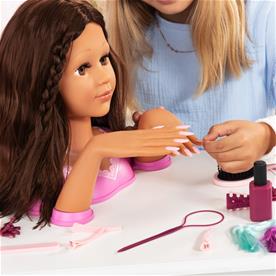 Charlene Magic Nails Sminkdocka - Brunett-3