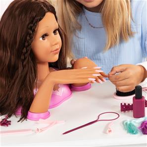 Charlene Magic Nails Sminkdocka - Brunett-3