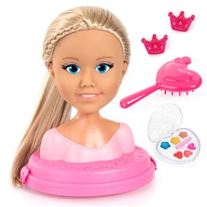 Charlene Top Model Smink och frisör Huvud med kosmetika 21 cm