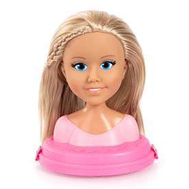 Charlene Top Model Smink och frisör Huvud med kosmetika 21 cm-11