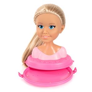 Charlene Top Model Smink och frisör Huvud med kosmetika 21 cm-12