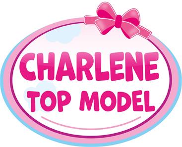 Charlene Top Model Smink och frisör Huvud med kosmetika 21 cm-15
