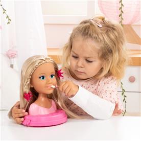 Charlene Top Model Smink och frisör Huvud med kosmetika 21 cm-2