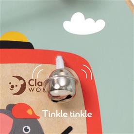 Classic trä Aktivitetstavla - brandbil (från 12 M)-5