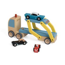 Classic World – Biltransport i trä med 3 bilar-3