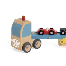 Classic World – Biltransport i trä med 3 bilar-4