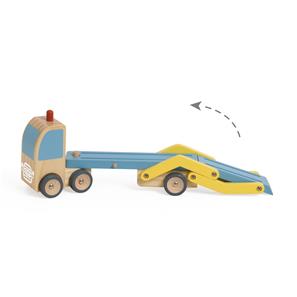 Classic World – Biltransport i trä med 3 bilar-7