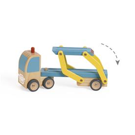 Classic World – Biltransport i trä med 3 bilar-8
