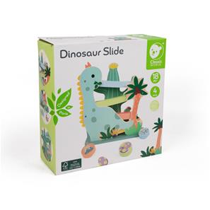 Classic World Dinosaurie-rutschkana i trä (från 18 månader)-2
